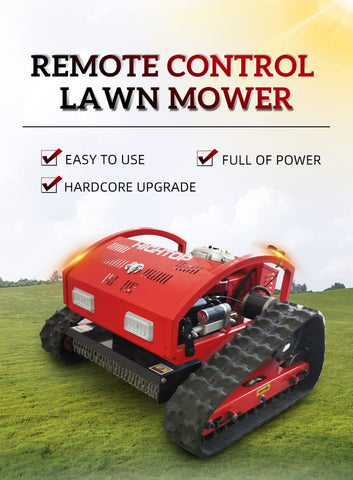 Remote Caterpillar Mower, Lawn Mower, gasoline and battery